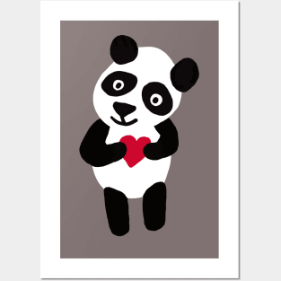 Panda bear cute wildlife animal Posters and Art